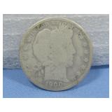 1900 Barber Half Dollar 90% Silver