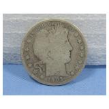 1905 Barber Half Dollar 90% Silver