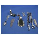 Sterling Silver Jewelry Pendants Rings &Bracelets