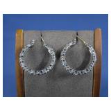 14kt Swarovski Earrings See Info