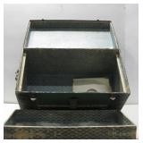 Antique Wood & Metal Travel Trunk See Info