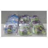 NIOP Six Ninja Turtles The Smurfs Figures See Info