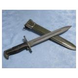 WWII Oneida Limited OL M1 Garand Bayonet & Sheath