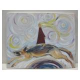 Signed Emily '06 Painting 30' x 24'