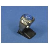 Sterling Silver Lapis Ring Hallmarked