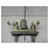Antique Brass Faucet W/Ceramic Handles