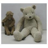 Vtg Teddy Bear Toy & Bath & Body Bear 19' See