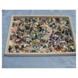 2lbs Assorted Gemstone Beads & More