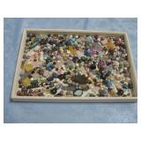 2lbs Assorted Gemstone Beads & More