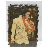 Vtg Elvis Presley Wall Clock Plaque 16' x 23'