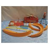 Vtg Hot Wheels Dual Time Rod Runner Play Set See