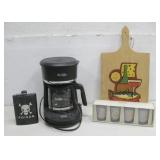 Mr.Coffee Coffee Maker, Flask, Shot Glasses & More
