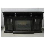 Electric Fireplace Entertainment Center Powers On