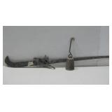 Piece Of Vtg Scale & Weight 35.5'