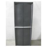 Plastic 2-Door Storage Cabinet 25' x 69' x 17.5'