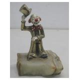 1979 Ton Lee 24K Gold Plated Clown Sculpture See