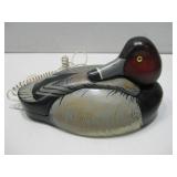 Ducks Unlimited Wood Carved Telephone See Info