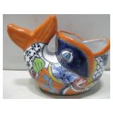 Handpainted Talavera Fish Planter
