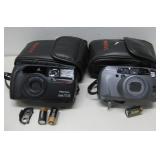 Two Pentax Cameras 35mm Zoom 70R Zoom 160 W/Case