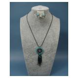 Handmade Multicolor Beaded Necklace See Info