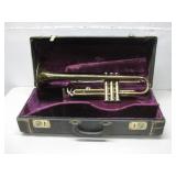 Vtg Pan American Trumpet W/Benge 7c Mouthpiece See