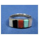 Sterling Silver Multistone Ring