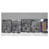 NIP Four Packs Of Halloween Figures & Light