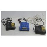 Two Dewalt DCB107 Battery Chargers See Info