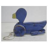 Wooden Duck Pull Along Toy 9.5' See Info
