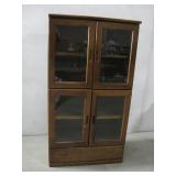 Vtg 4-Door Wooden Hutch 32' x 58' x 17.5'