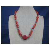 Coral & Turquoise Necklace