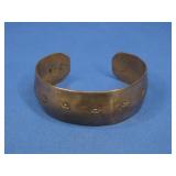 Vtg Copper Cuff Bracelet