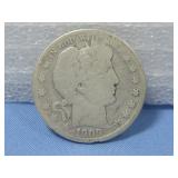 1909 Barber Half Dollar 90% Silver
