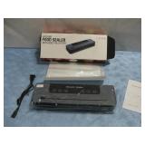 Luxe Vacuum Food Sealer W/Built In Cutter See