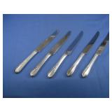 Five Knives W/S.S. Handles 10.8 Oz See Info