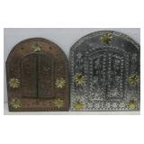 Two Punch Tin Picture Frames Largest 10' x 11.5'