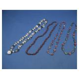 Four Beaded Necklace