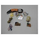 Various Pins Balloons Flags & More