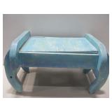 Rustic Pine Wood Foot Stool 25.5' x 13.5' x 13'