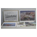 Various Train Printed Art Advertisement & Sign See