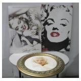 Three Marilyn Monroe Wall Art Largest 30' x 30'