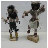Two Signed Native American Kachina Dolls See
