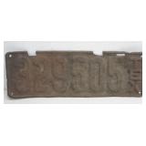 Vtg Texas License Plate