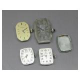 Four Watch Faces W/1 Cover Untested