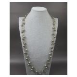 Silverplated Filigree Ball Bead Necklace