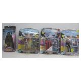 Four Vtg 1992-1994 &1998 NIP Star Trek Figures See