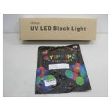 NIB UV Blacklight & NIP 100 Party Balloons