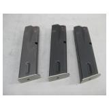 Three Smith & Wesson 40 Cal. Magazines