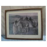 The Encampment E.I. Couse Framed Print See Info