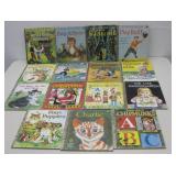 Fifteen Vtg Golden Books